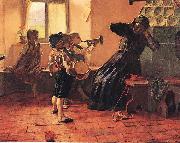 Georgios Jakobides Children's Concert. oil painting artist